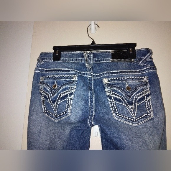 Vigoss The New York Slim Boot jeans size 5/6 flap pockets - Picture 4 of 8